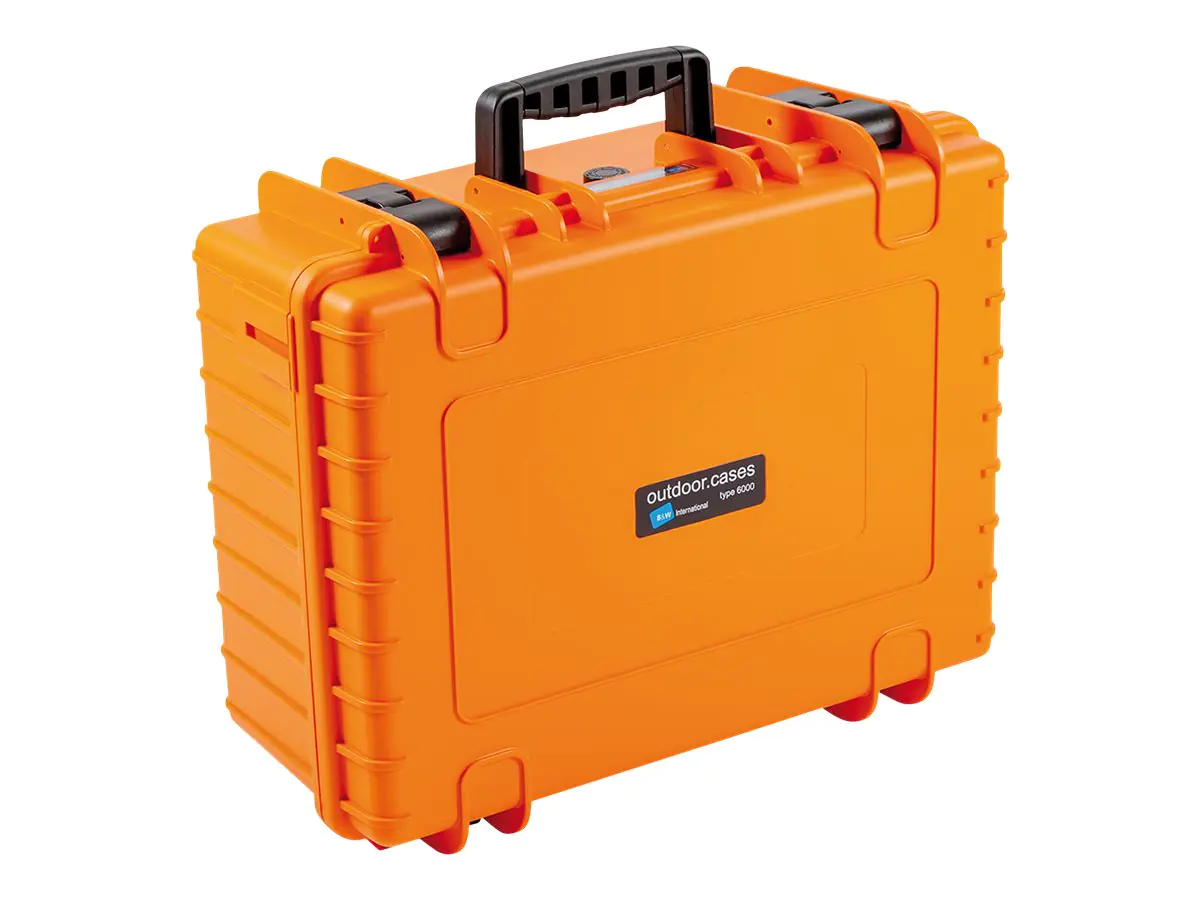 B&W type 6000 - Hartschalentasche - Polypropylen - orange