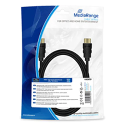 MEDIARANGE MRCS210 - 2 m - HDMI Typ A (Standard) - HDMI Typ A (Standard) - 10,2 Gbit/s - Schwarz