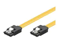 goobay - SATA-Kabel - Serial ATA 150/300/600 - SATA (W) zu SATA (W) - 50 cm - eingerastet, flach