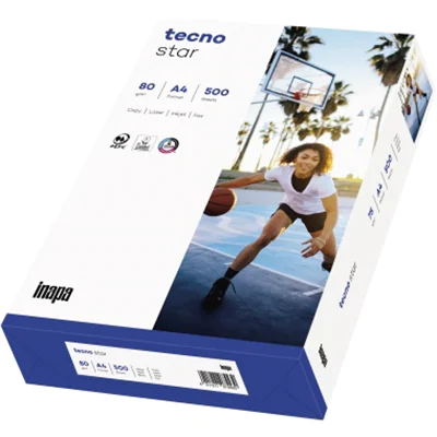 inapa tecno Kopierpapier Star 527108010001 A4 500 Bl./Pack. inapa tecno Kopierpapier Star 527108010001 A4 500 Bl./Pack.