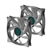 Iceberg Thermal IceGale - Gehäuselüfter - 140 mm - Grau (Packung mit 2)