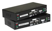LevelOne KVM Extender KVM-9036 over IP 2xUSB