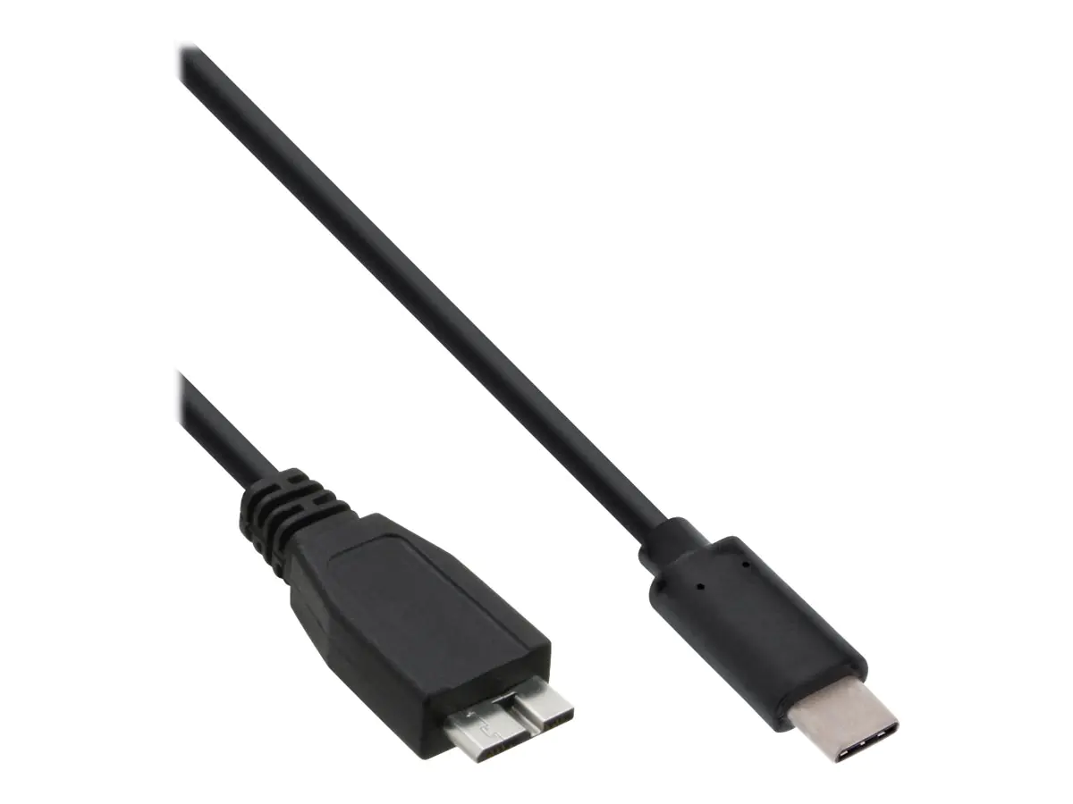 InLine - USB-Kabel - USB-C (M) bis Micro-USB Type B (M) - USB 3.1 - 3 A - 50 cm - Schwarz InLine - USB-Kabel - USB-C (M) bis Micro-USB Type B (M) - USB 3.1 - 3 A - 50 cm - Schwarz