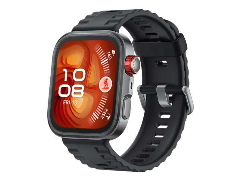 Huawei Watch Fit 4 Pro - Aluminiumlegierung - intelligente Uhr mit Riemen - Flouroelastomer -