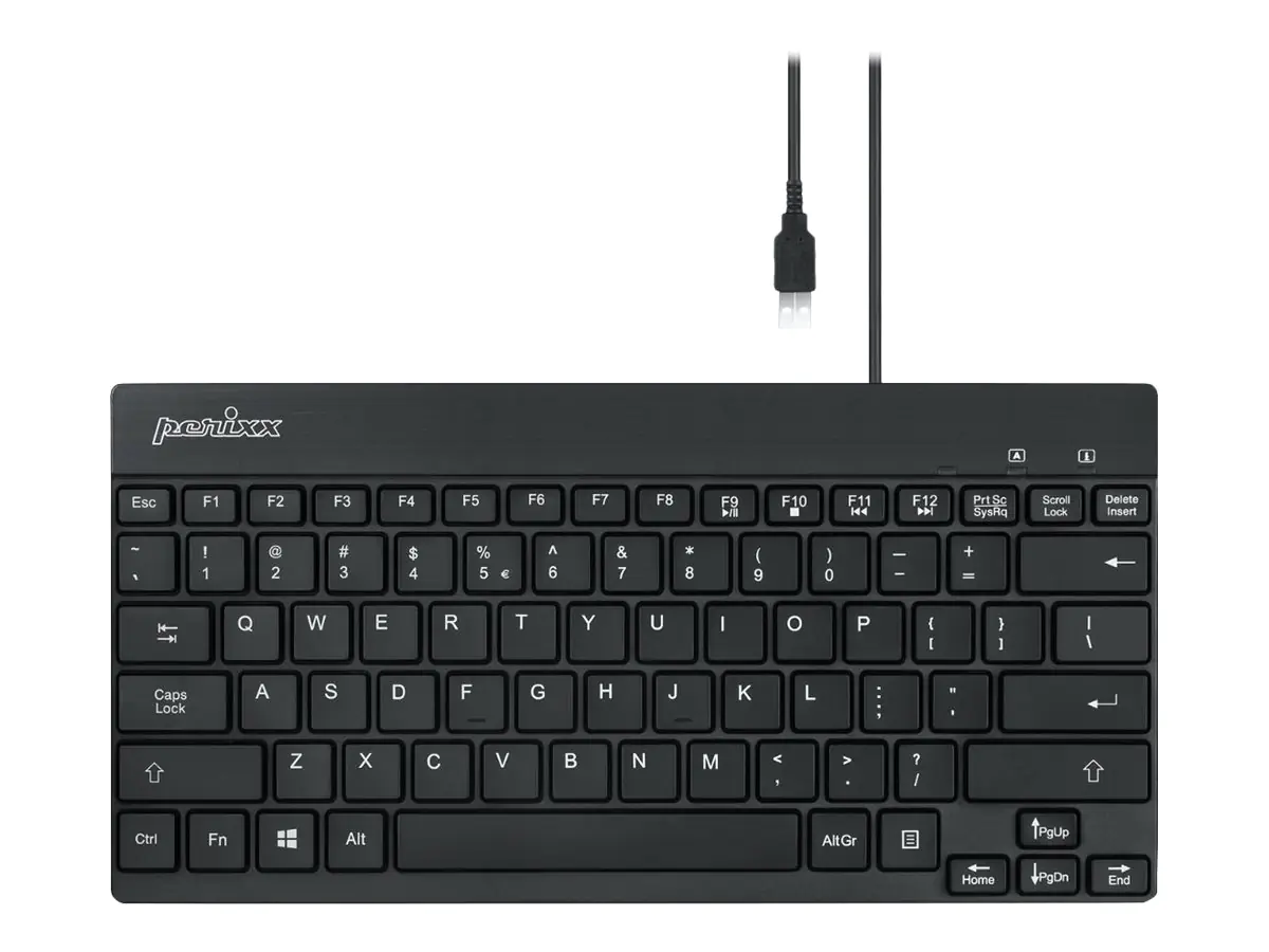 Perixx PERIBOARD-426 - Tastatur - USB - Schwarz