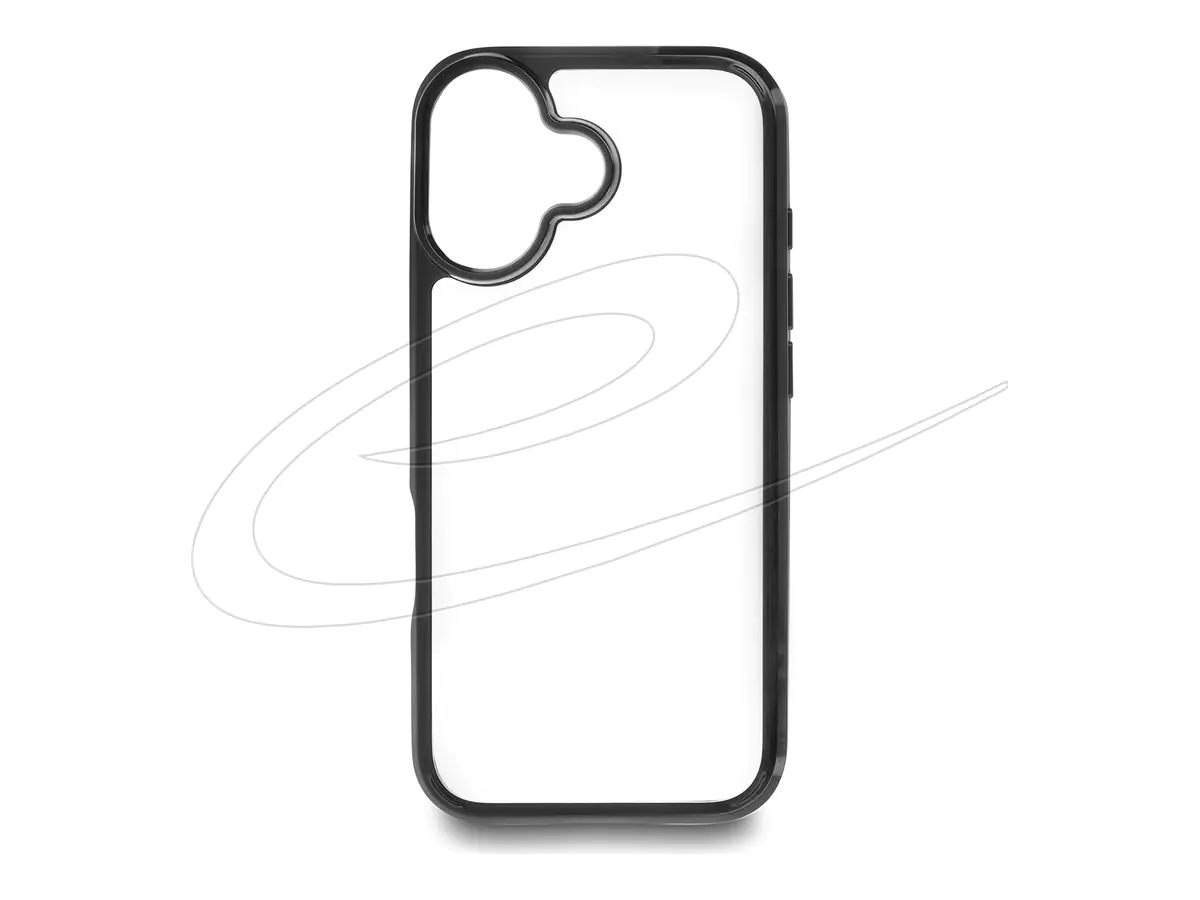 Delock Schutzhülle für iPhone 17 transparent-schwarz