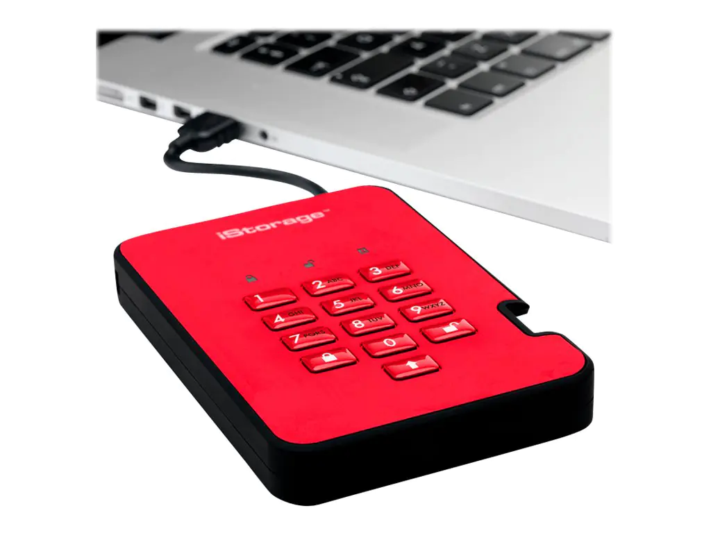 iStorage diskAshur² - SSD - verschlüsselt - 1 TB - extern (tragbar)