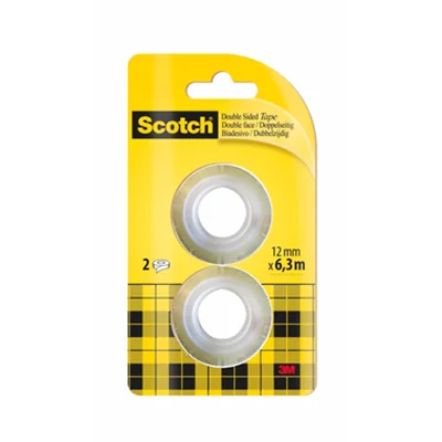 Scotch Klebefilm 136R2 12mmx6,3m beidseitig klebend 2 St./Pack. Scotch Klebefilm 136R2 12mmx6,3m beidseitig klebend 2 St./Pack.