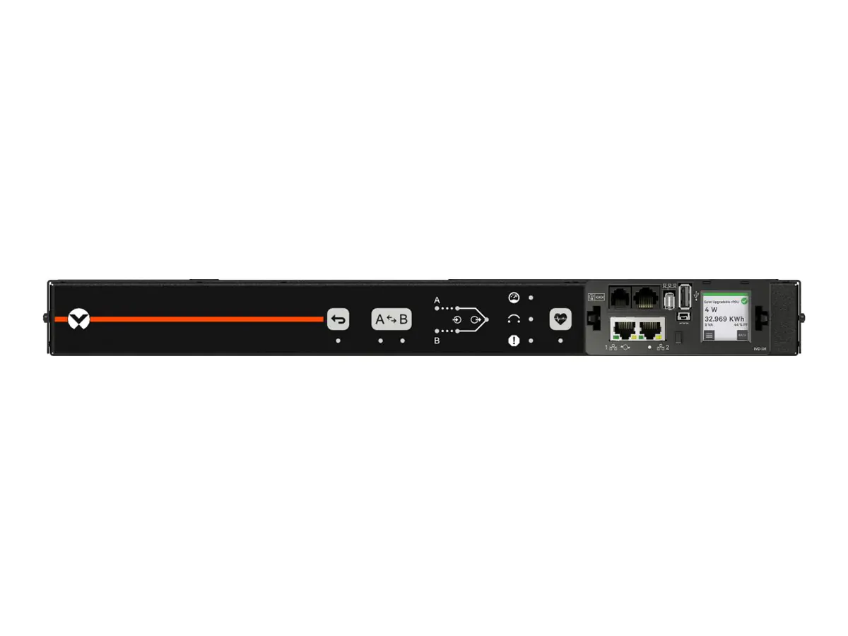 Geist Rack Transfer Switch Switched Unit Level Monitoring AUS5M1R5-06L137-1C14C14A900-D -