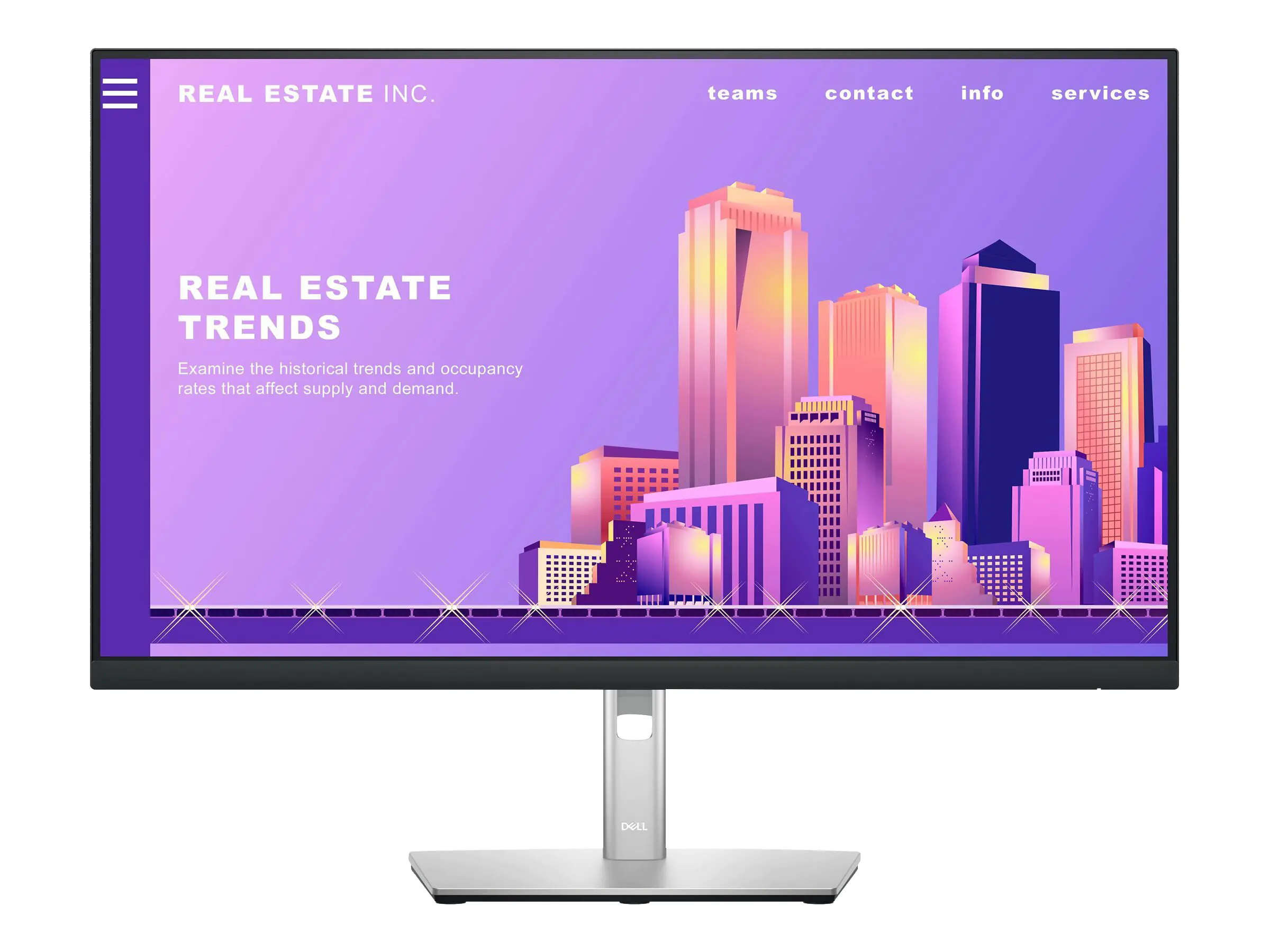 Dell P2722H - LED-Monitor - 68.6 cm (27") - 1920 x 1080 Full HD (1080p) @ 60 Hz - IPS - 300 cd/m² - 1000:1 - 5 ms - HDMI, VGA, DisplayPort - mit 3 Jahre erweiterter Austauschservice und beschränkte Hardware-Garantie