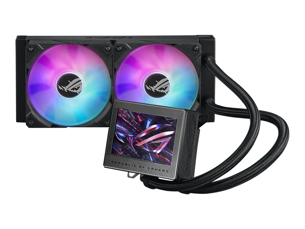 ASUS ROG RYUJIN III 240 ARGB - Prozessor-Flüssigkeitskühlsystem - mit LCD-Display - (für: LGA115x Socket, LGA1200, LGA1700, AM4, AM5) 90RC00K1-M0UAY0