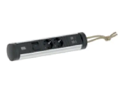 Bachmann CYCLE Loop - Steckdosenleiste - Ausgangsanschlüsse: 2 (2 x Typ F, USB-C, USB) 707.001