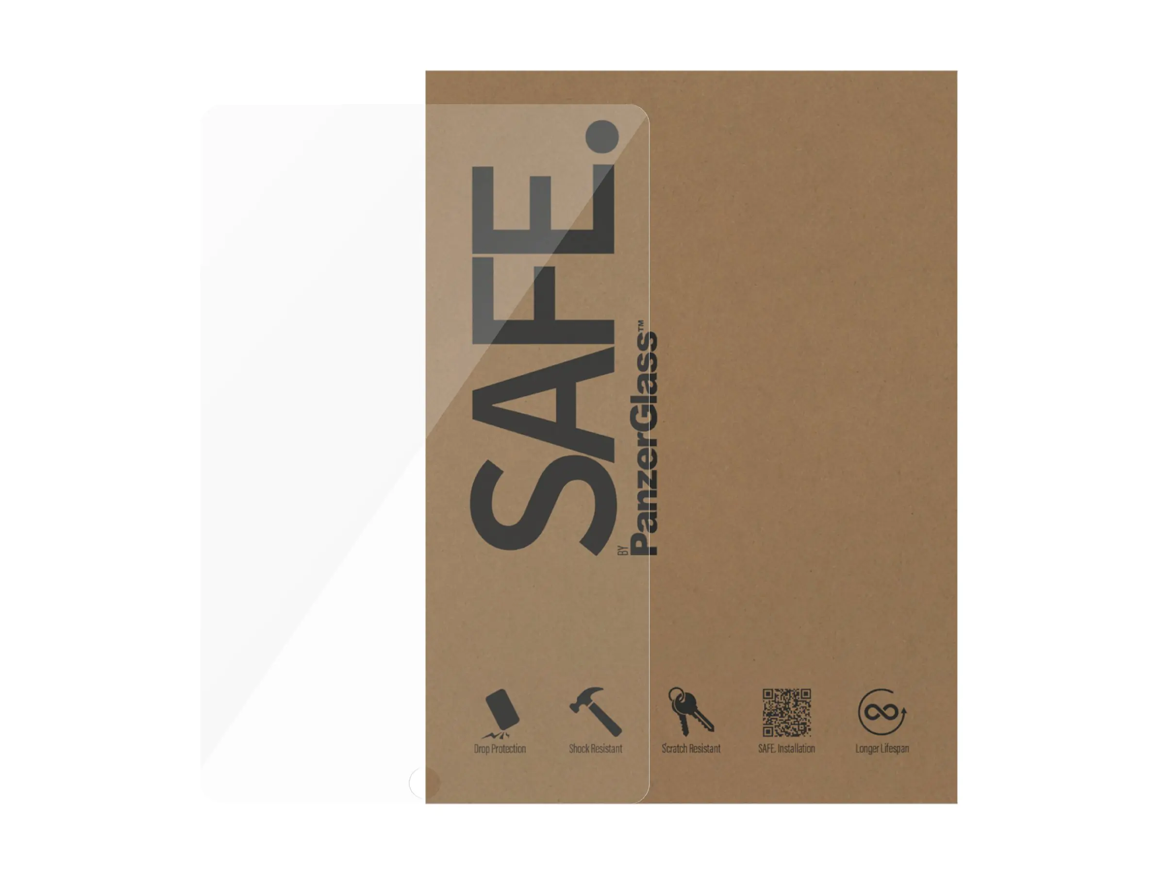 PanzerGlass SAFE. by PanzerGlass - Bildschirmschutz für Tablet - ultrabreite