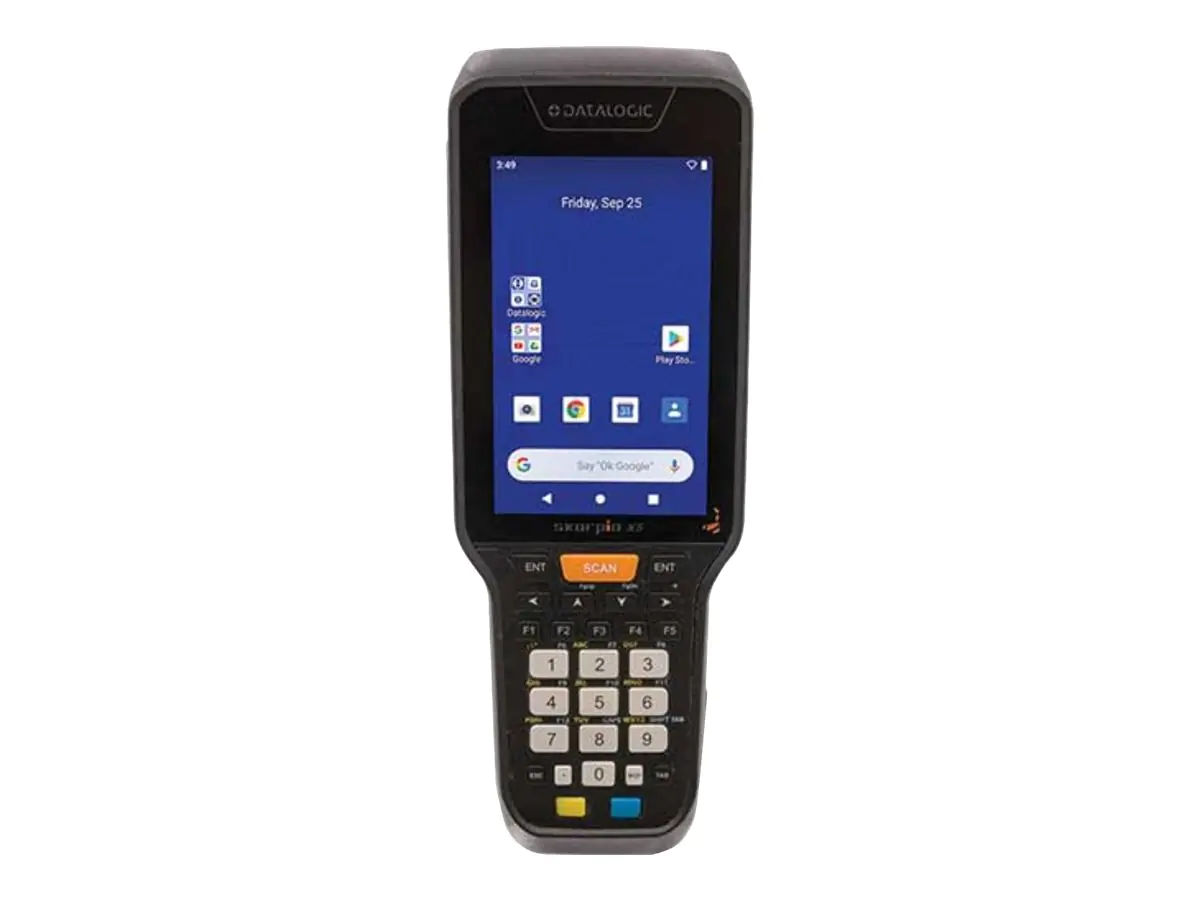Datalogic Skorpio X5 - Kit - Datenerfassungsterminal - robust - Android 10 - 32 GB - 10.9 cm (4.3") Farbe TFT (800 x 480) - Kamera auf Rückseite - Barcodeleser - (2D-Imager) - USB-Host - microSD-Steckplatz - Wi-Fi 5, NFC, Bluetooth