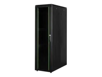 DIGITUS Professional Unique DN-19 42U-6/12-1B - Schrank Netzwerkschrank - Schwarz, RAL 9005 - 42HE