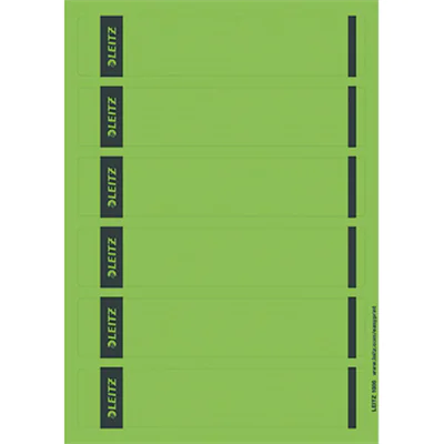 Leitz Ordneretikett 16862055 kurz/schmal Papier gn 150 St./Pack. Leitz Ordneretikett 16862055 kurz/schmal Papier gn 150 St./Pack.