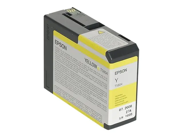 Epson T5804 - 80 ml - Gelb - original - Tintenpatrone C13T580400