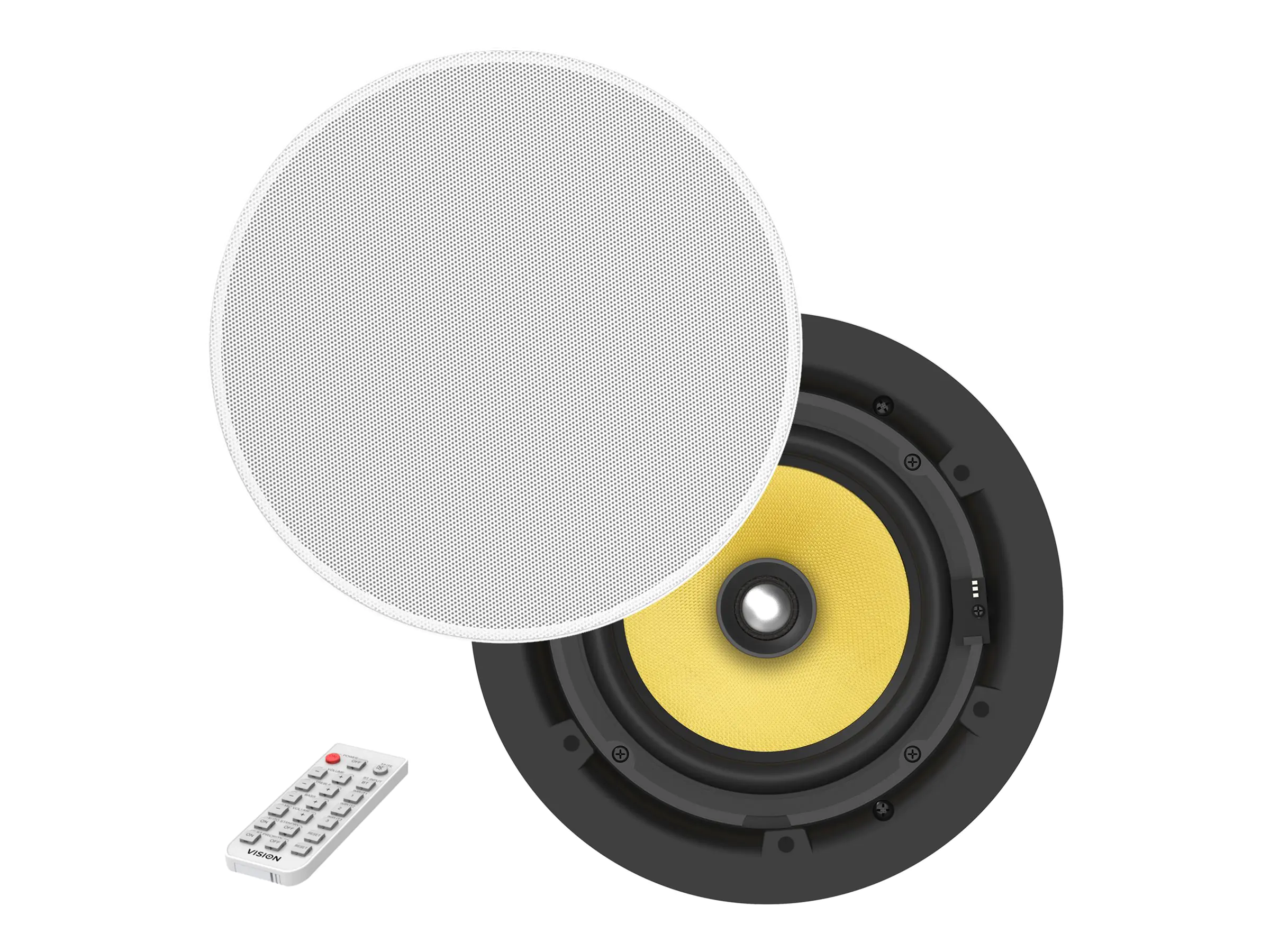 Vision CS-1900 - Lautsprecher - 60 Watt - zweiweg - weiß (Grill Farbe - weiß)
