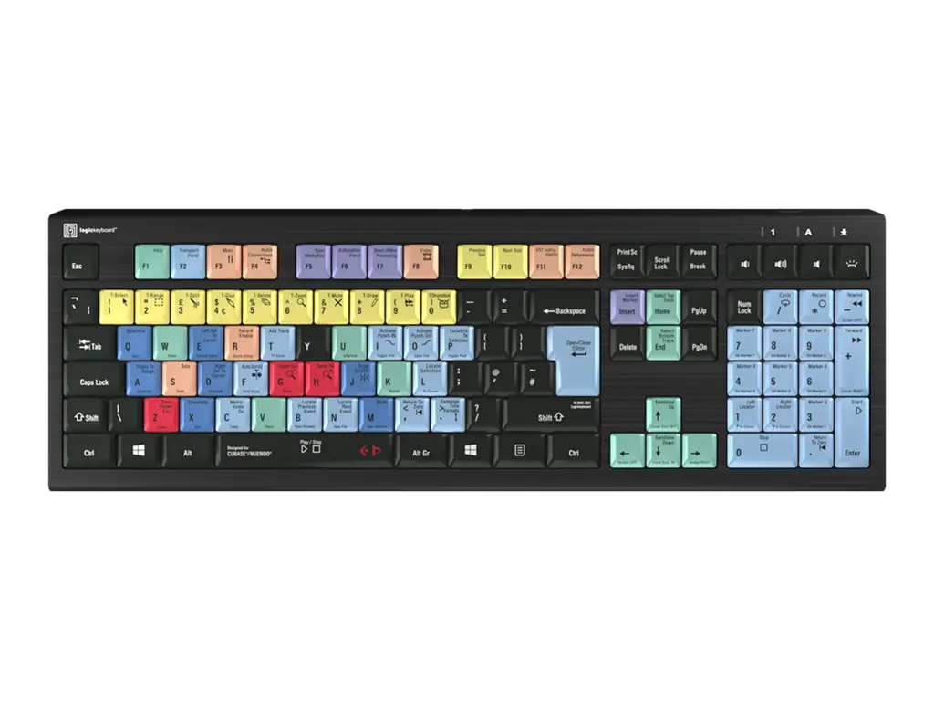 Logickeyboard Cubase / Nuendo Astra 2 - Tastatur LKB-CBASE-A2PC-UK