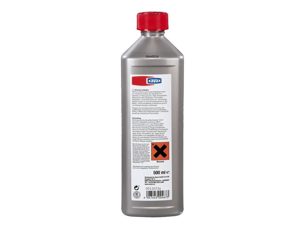 Xavax Entkalker flüssig Flasche Kunststoff 0,5l