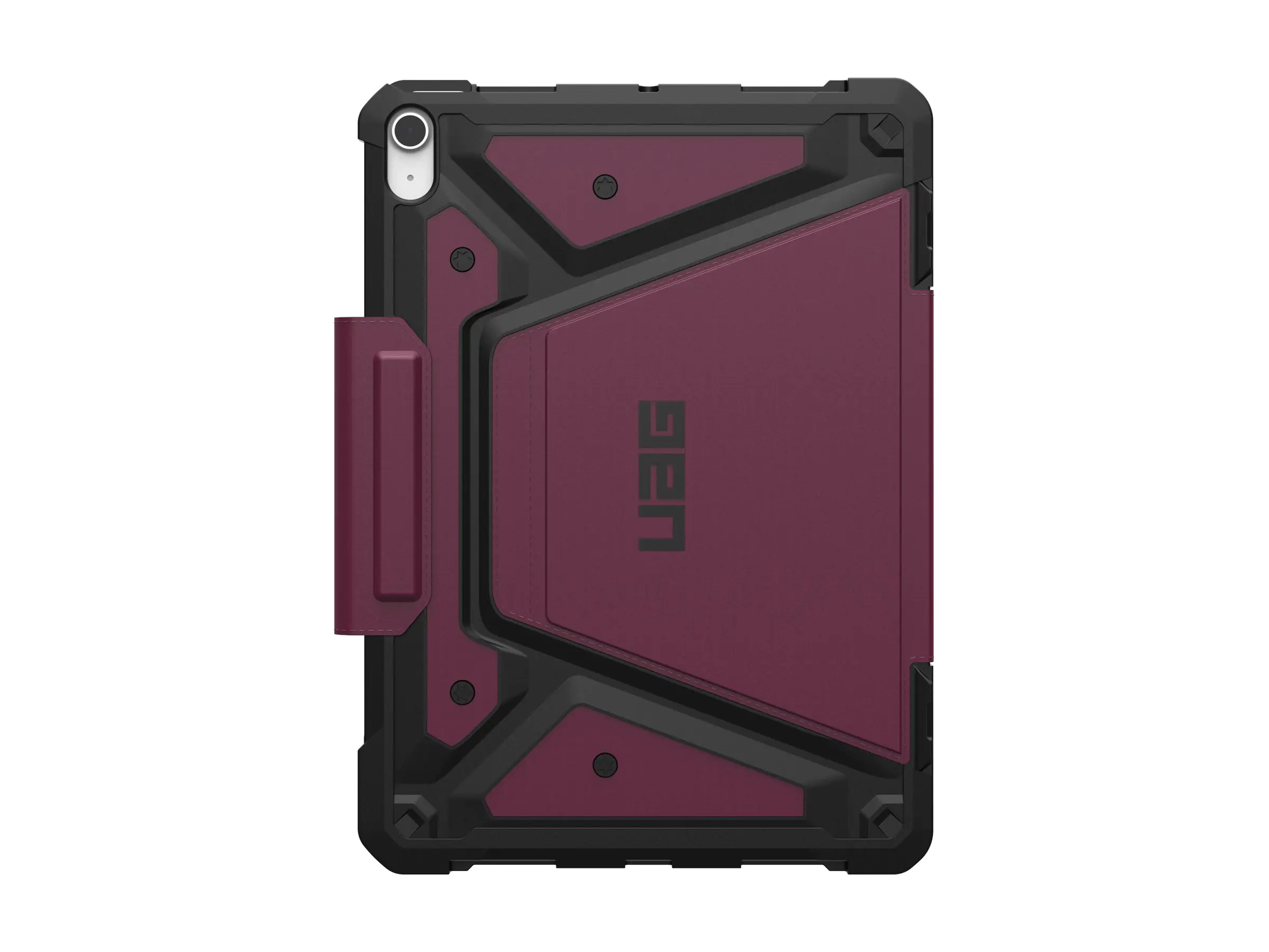UAG Metropolis SE Series - Flip-Hülle für Tablet - widerstandsfähig - Polyurethan (PU) - Bordeaux - für Apple 11-inch iPad Air (M2)