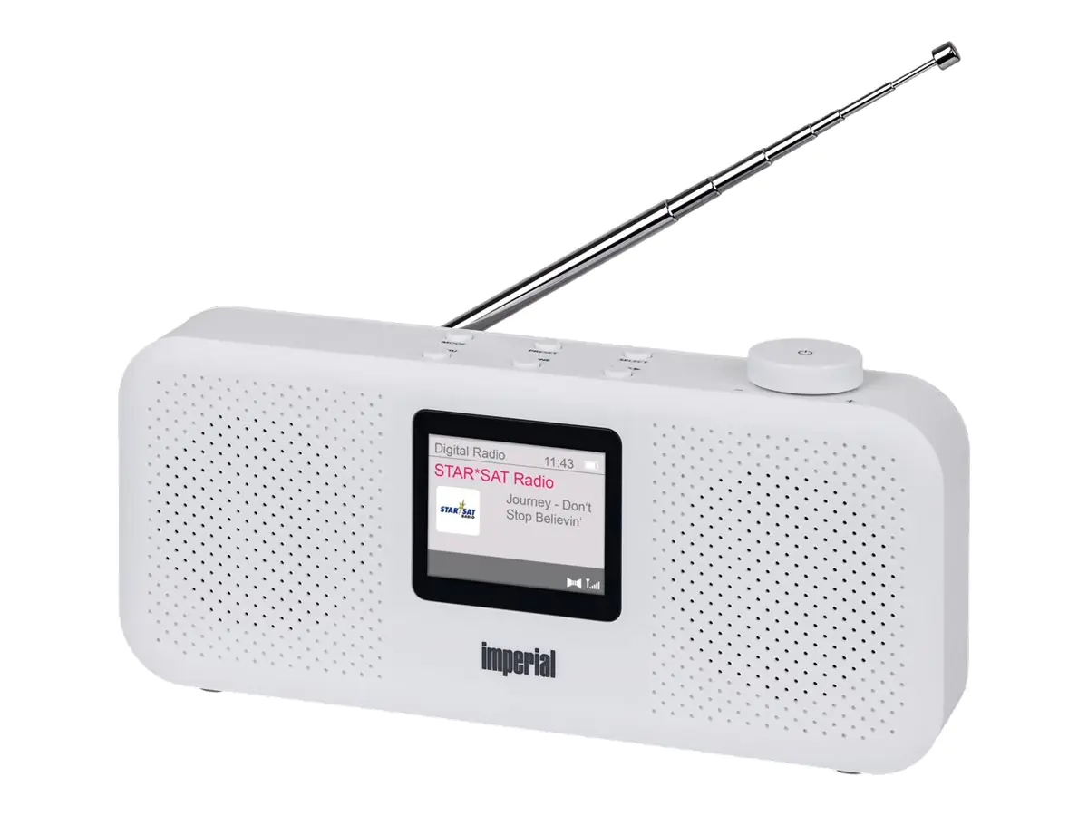 Telestar DABMAN 16 - Tragbares DAB-Radio - weiß 22-126-20