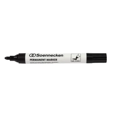 Soennecken Permanentmarker 3107 4mm Rundspitze schwarz Soennecken Permanentmarker 3107 4mm Rundspitze schwarz