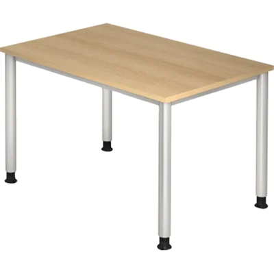 Hammerbacher höhenverstellbarer Schreibtisch VHS12/E/S eiche