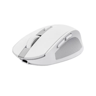 Trust Ozaa - Maus - kompakt, Multi-Gerät - Für Rechtshänder - optisch - 6 Tasten - kabellos - 2.4 GHz, Bluetooth - kabelloser Empfänger (USB) - weiß Trust Ozaa - Maus - kompakt, Multi-Gerät - Für Rechtshänder - optisch - 6 Tasten - kabellos - 2.4 GHz, Bluetooth - kabelloser Empfänger (USB) - weiß
