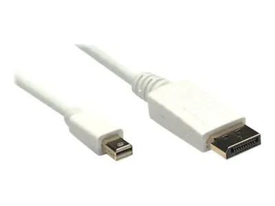 Manhattan Mini-DisplayPort Monitor Cable - DisplayPort-Kabel - DisplayPort (M) zu Mini DisplayPort (M) - 1 m - geformt - weiß