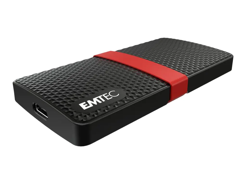 EMTEC SSD Power Plus X200 - SSD - 256 GB - extern (tragbar) - USB 3.2 Gen 1 (USB-C Steckverbinder)