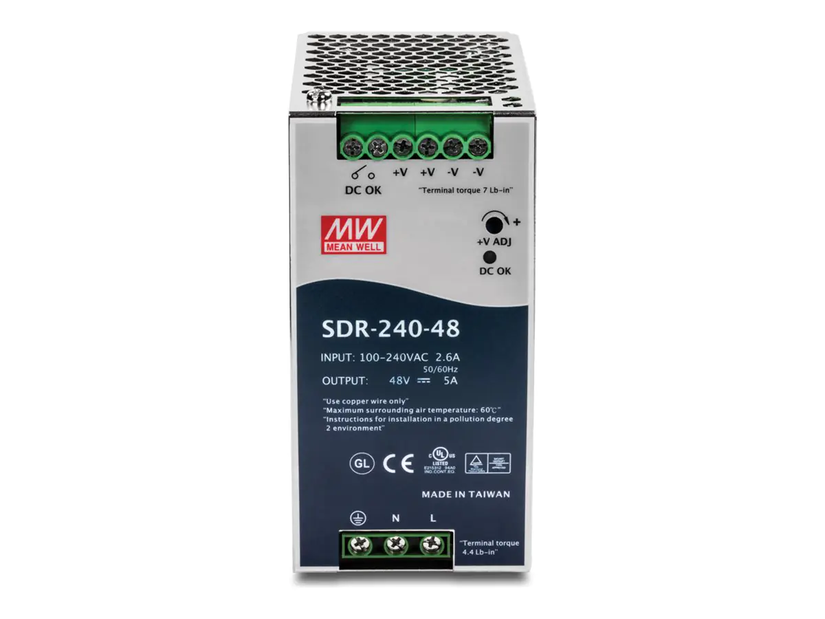 TRENDnet TI-S24048 - Netzteil (DIN-Schienenmontage