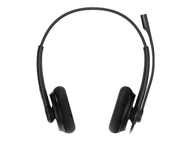 Yealink UH34 Lite Dual - Headset - On-Ear - kabelgebunden - USB - Geräuschisolierung - Schwarz - Zertifiziert für Microsoft Teams - für Yealink SIP-T43, T46, T48, T53, T54, T57, T58, T58, VP59