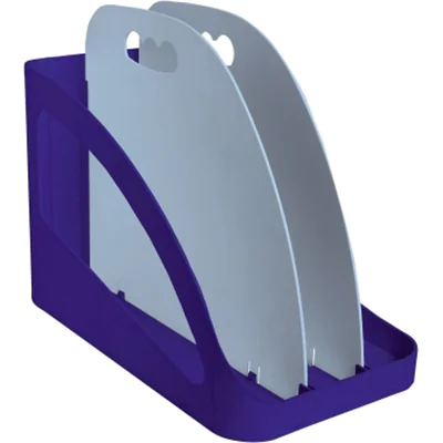 Exacompta Organisationsbox Flex Box Bee Blue 25,2 x 22,5 x 28,8 mm (B x H x T) Kunststoff, recycelt marineblau/hellblau
