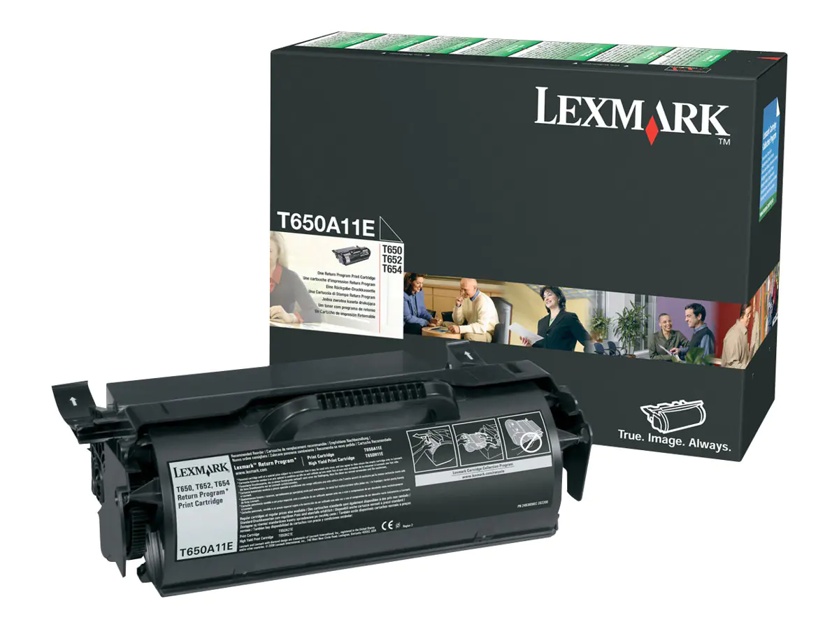 Lexmark - Schwarz - Original - Tonerpatrone LCCP, LRP - für Lexmark T650dn, T650dtn, T650n, T652dn, T652dtn, T652n, T654dn, T654dtn, T654n Lexmark - Schwarz - Original - Tonerpatrone LCCP, LRP - für Lexmark T650dn, T650dtn, T650n, T652dn, T652dtn, T652n, T654dn, T654dtn, T654n