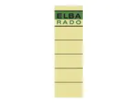 ELBA Rado - Ordneretiketten - grün, Buff (Packung mit 10) 100420953