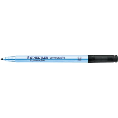 STAEDTLER Folienstift Lumocolor correctable 305 M-9 1mm schwarz STAEDTLER Folienstift Lumocolor correctable 305 M-9 1mm schwarz