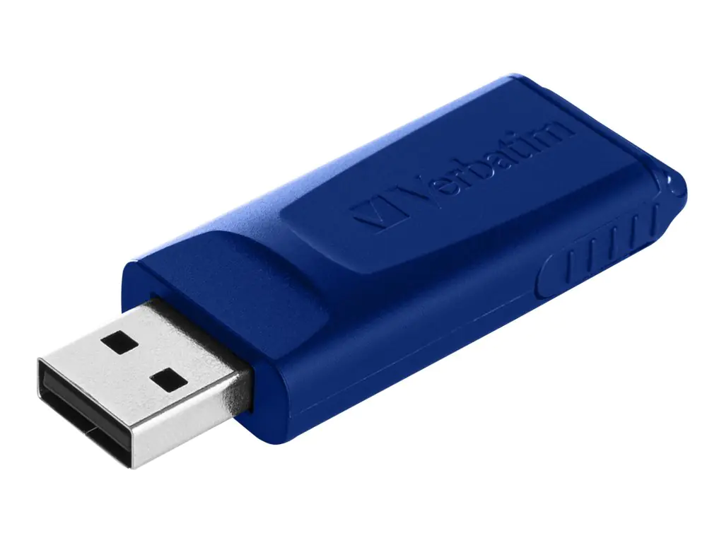 Verbatim Slider - USB-Flash-Laufwerk - 16 GB - USB 2.0 - Blau, Rot, grün (Packung mit 3) 49326