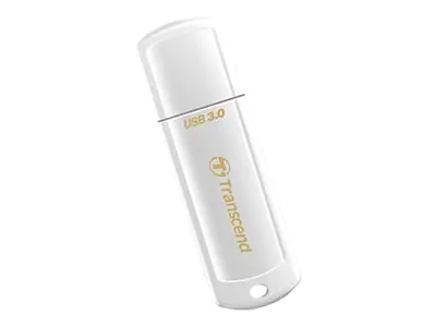 Transcend JetFlash 730 - USB-Flash-Laufwerk - 128 GB - USB 3.0 - weiß