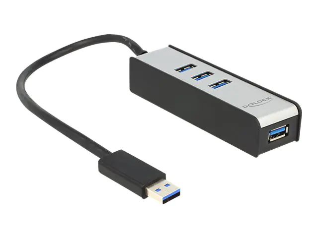Delock USB 3.0 External Hub 4 Port - Hub - 4 62534