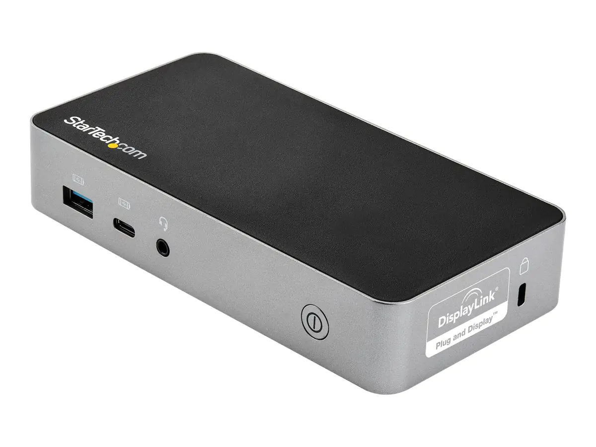 StarTech DK30CHHPDEU USB-C-Dockingstation (zwei HDMI-Monitore, 60 W Stromversorgung, Mac und Windows, 1x USB-C und 3x USB-A, 1080p) - Dockingstation - USB-C 3.1 - 2 x HDMI - 1GbE - 90 Watt