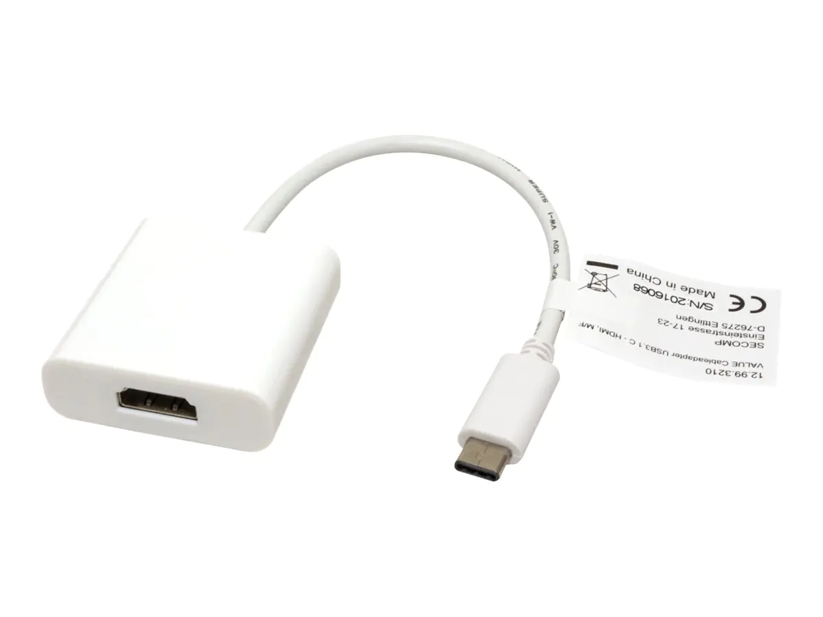 VALUE Externer Videoadapter - USB-C - HDMI 12.99.3210