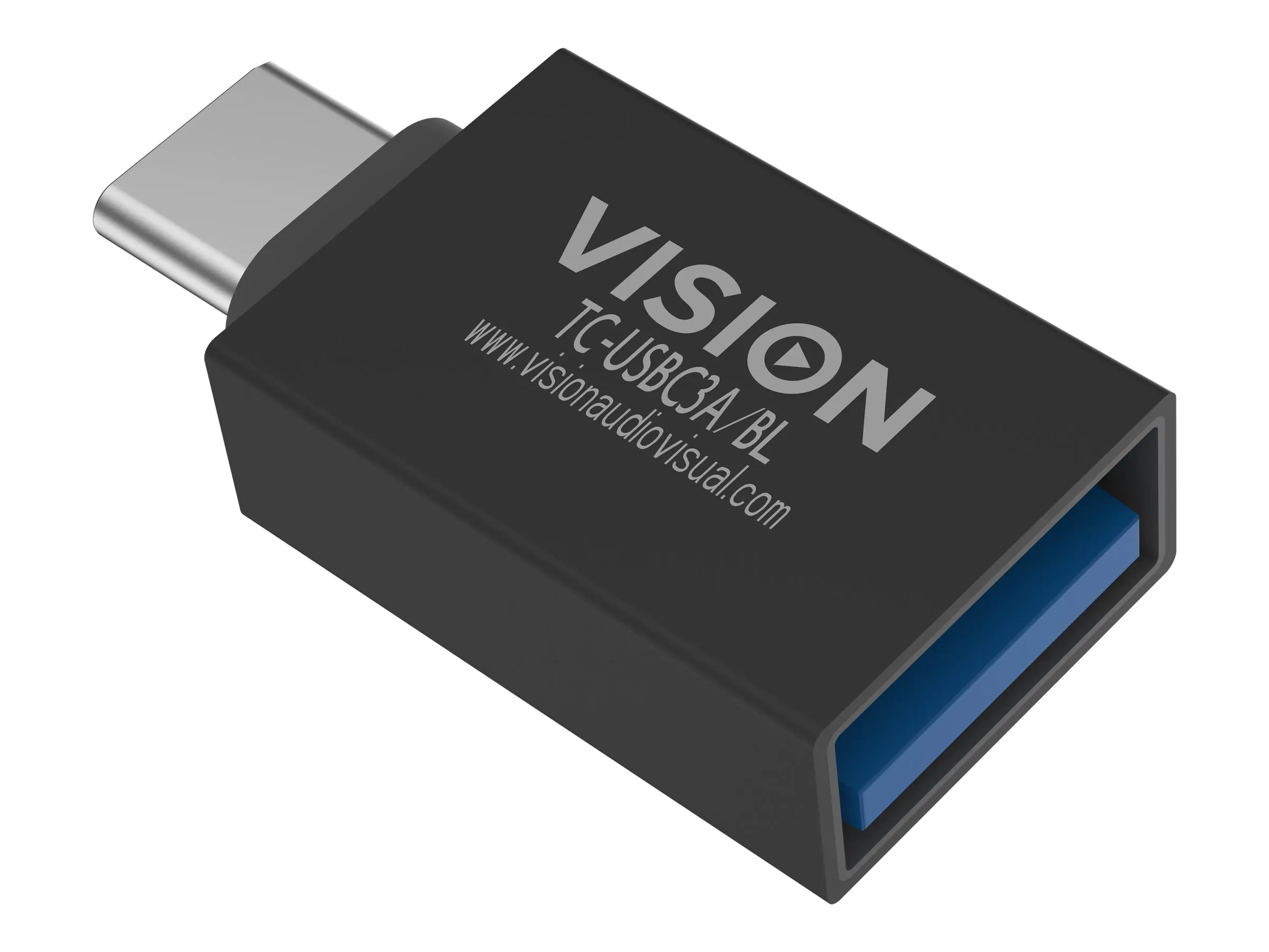 Vision Professional - USB-Adapter - 24 pin USB-C (M) zu USB Typ A (W) - USB 3.0 - Schwarz Vision Professional - USB-Adapter - 24 pin USB-C (M) zu USB Typ A (W) - USB 3.0 - Schwarz