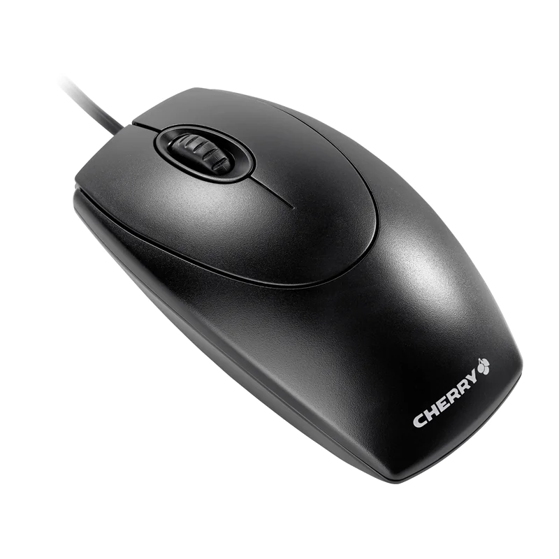 CHERRY WheelMouse - Maus - rechts- und linkshändig - optisch - 3 Tasten - kabelgebunden - PS/2, USB - Schwarz CHERRY WheelMouse - Maus - rechts- und linkshändig - optisch - 3 Tasten - kabelgebunden - PS/2, USB - Schwarz