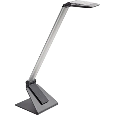 MAUL Tischleuchte MAULsolaris E 5 kWh/1.000h Netzbetrieb Aluminium silber