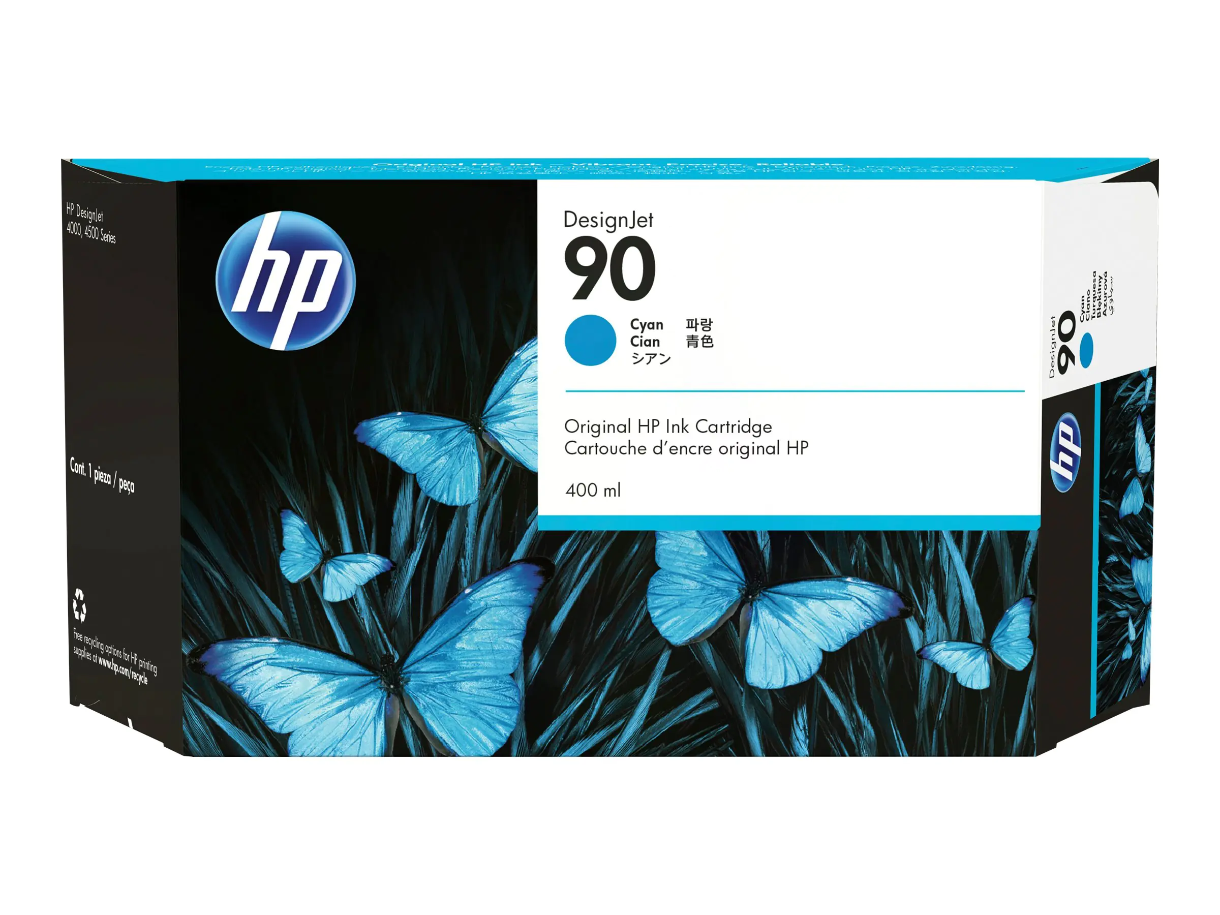 HP 90 - 400 ml - Cyan - original - DesignJet C5061A