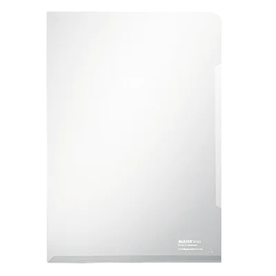Leitz Sichthülle Super Premium DIN A5 0,15mm oben, rechts offen dokumentenecht PVC-Hartfolie glasklar matt 100 St./Pack.