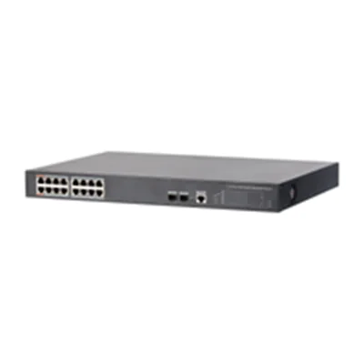 Dahua Switch||PFS4218-16GT-240|Type L2|16x10Base-T 100Base-TX|2x10Base-T - Switch - 1