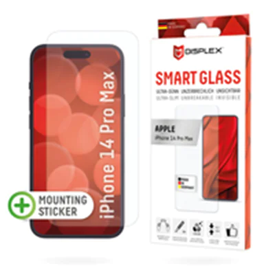 E.V.I. Displex Smart Glass (9H) für Apple iPhone 14 Pro Max - Montagesticker - unzerbrechlich - ult