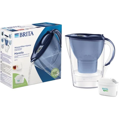 BRITA Filterkaraffe Marella 2,4l blau BRITA Filterkaraffe Marella 2,4l blau